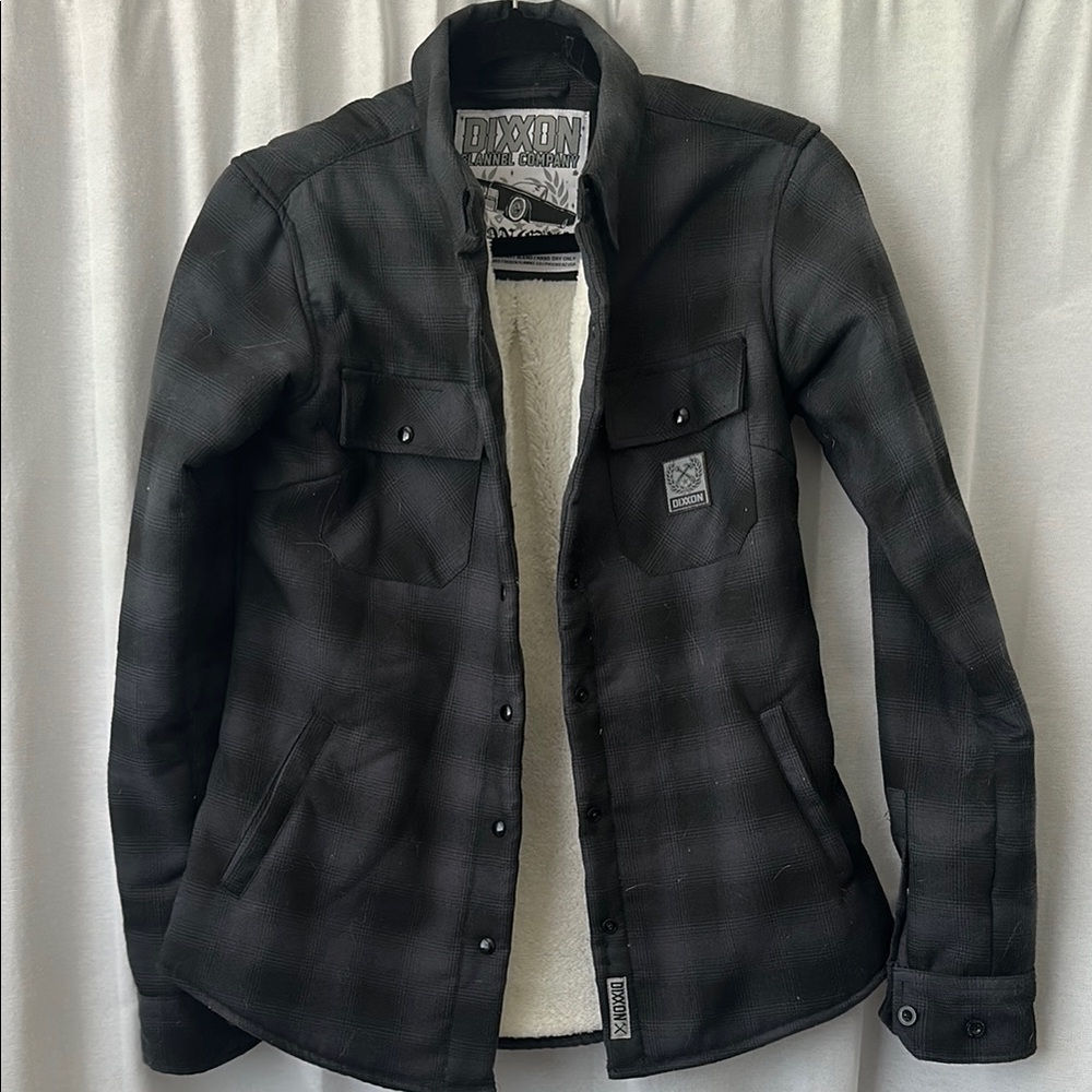 DIXXON Charcoal Plaid Flannel Shirt